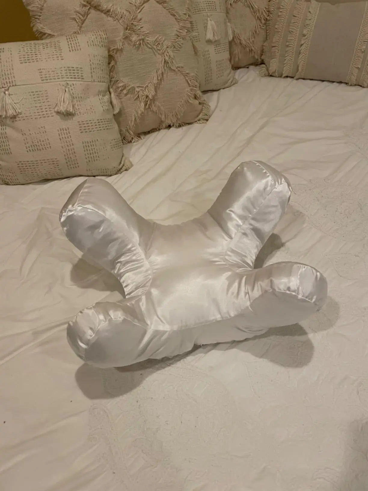 Face Pillow + Free White Satin Pillowcase | Beauty Sleep Anti-Wrinkle Back & Side Sleeping Pillow