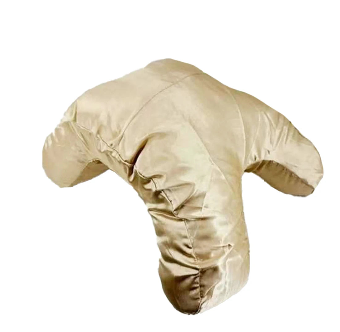 Face Pillow + Free White Satin Pillowcase | Beauty Sleep Anti-Wrinkle Back & Side Sleeping Pillow