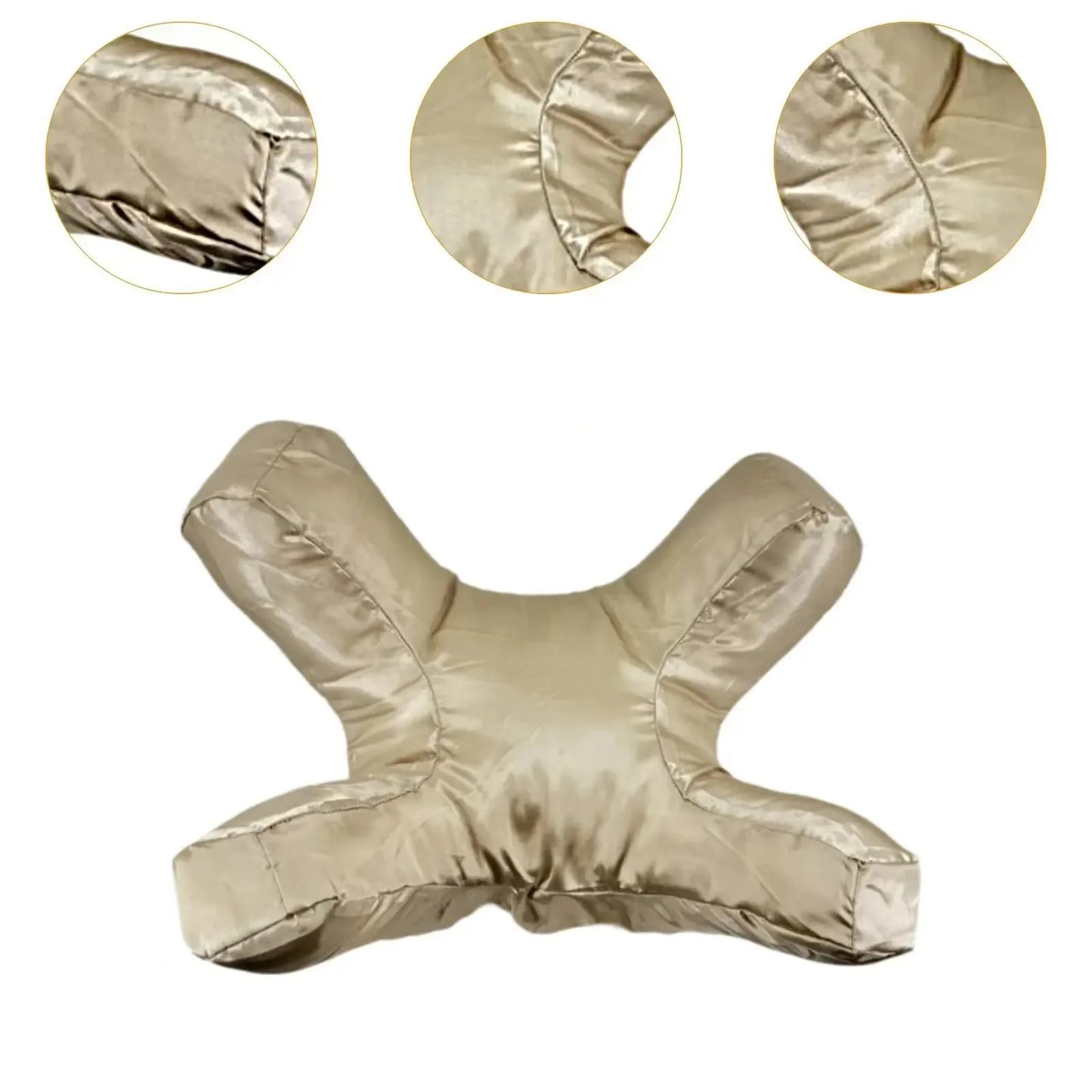 Face Pillow + Free White Satin Pillowcase | Beauty Sleep Anti-Wrinkle Back & Side Sleeping Pillow