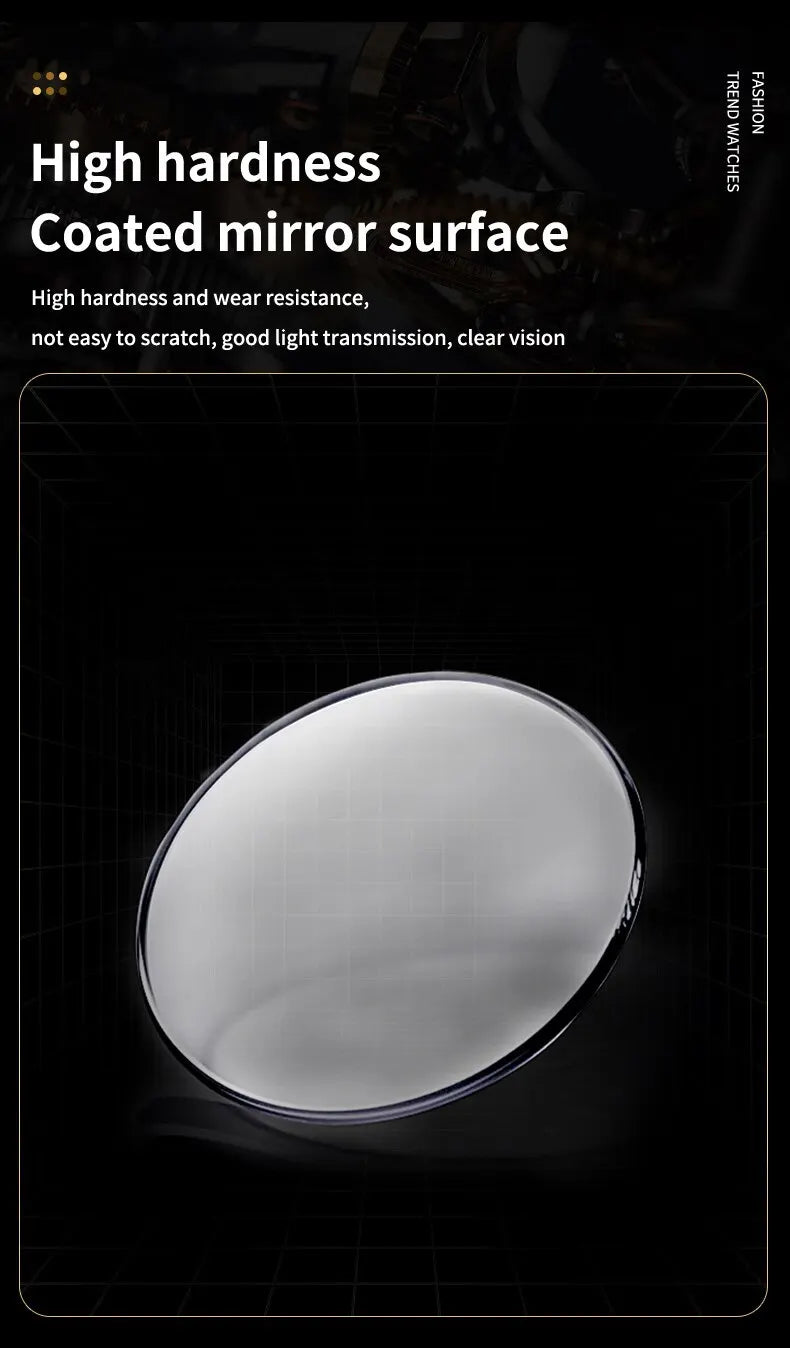 OLEVS 2859 Luxury Stainless Steel Watch – Waterproof, Moon Phase, Chronograph, Luminous Hands